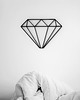 Ozdoby na ścianę Diament geometryczny 3d - dekoracja na ścianę w stylu skandynawskim 1