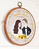 Ślub - inne Personalizowana pamiątka ślubna/rocznicowa, haft w oprawie vintage 2