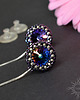 kolczyki swarovski Yashil, długie kolczyki z kryształami Swarovski 2