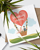 kartki okolicznościowe - wydruki Kartka na ślub"Szczęśliwej podróży!" 8