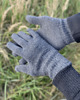 rękawiczki GIBONY -  dziane 100% wełniane rękawiczki - 5 palców Rozmiar S 1