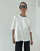 t-shirt damskie T-Shirt Art ecru cacao pliska 1