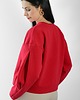 bluza bez kaptura damska Czerwona bluza świąteczna "Nawzajem" 2