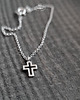 bransoletki srebrne Bransoletka srebrna CROSS - krzyż 1