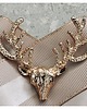 broszki Brosza  Glamour z Reniferem 9