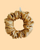 gumki do włosów Gumka jedwabna, scrunchie, frotka warm gold MIDI 4