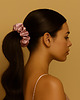 gumki do włosów LE SILQUE Gumka do włosów z jedwabiu z kryształkami - SUGAR PINK 1