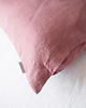poduszki gładkie Lniana poszewka Classic DUSTY PINK 4