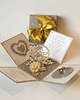kartki scrapbooking 50 rocznica ślubu, złote gody, exploding box, kartka 3d 2
