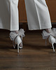 klipsy do butów Klipsy do butów Kokardy/Śmietankowe Designerskie Kokardy na Tył 5