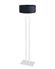 lampy podłogowe Czarna nowoczesna lampa podłogowa do czytania w salonie KALIFORNIA BOHO 4