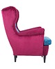 fotele Fotel uszak Pacha we wzory, kolorowy, patchwork, welurowy 4
