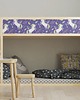 naklejki ścienne do pokoju dziecka Naklejki na łóżko Ikea Kura jednorożce 3