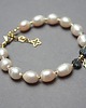 bransoletki z kamieni naturalnych Pearls /light rose/ vol. 2 perły naturalne - bransoletka 4