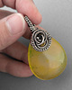 wisiory Sun - agat słoneczny w srebrze, wire-wrapping 2