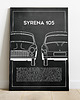 plakaty Plakat Polska Motoryzacja - Syrena 105 1