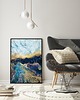 plakaty Plakat Dark Gold - abstrakcja 3