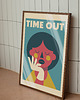 plakaty Plakat, Kobieta - Time Out - Czas na Przerwę, Odpoczynek 1