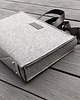 etui na laptopa Torba na laptop z filcu - szara - skóra 2