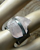 pierścionki - różne Roman Ancient Ring ;) surowy kwarc różowy 2
