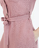 sukienki midi damskie Lniana Sukienka MARIGOLD dusty pink 5