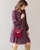 torby na ramię Mini Elegant Bag - bordo ze złotym łańcuszkiem 1