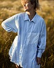 koszule damskie  Niebieska koszula oversize upcycling 1