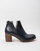 botki damskie SKÓRZANE BOTKI DO KOSTKI ZAPATO 501 GRANAT 2