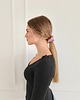 gumki do włosów Gumka jedwabna, scrunchie, pink lemoniade MIDI 4