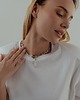 bransoletki z kamieni naturalnych Dwustronny Choker z Chalcedonu i Kwarcu Różowego 2