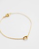 bransoletki złote 16k Gold Plated Tiny Square Bracelet 3