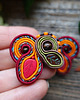 kolczyki soutache Jesienne  kolczyki soutache 2