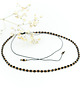 chokery Czarny choker z koralików 1