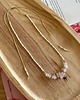 chokery Delikatny naszyjnik choker pałeczki Miyuki i Kryształ Górski 1