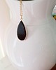 naszyjniki - inne Łańcuszek z łezką onyksu amulet 1
