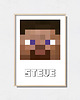 obrazy i plakaty do pokoju dziecięcego Minecraft plakat "Steve" 1