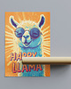 plakaty Plakat - Happy Llama 1