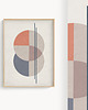 plakaty Zestaw 3 plakatów geometrycznych, stylowe, nowoczesne, mid-century modern. 7