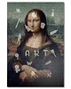 puzzle dla dzieci Puzzle drewniane MONA LISA Leonardo Da Vinci 700 el wyjątkowe kształty XXL 3