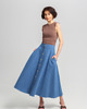 spódnice midi Spódnica denimowa w stylu New Vintage 3