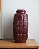 wazony Wazon ceramiczny Bay Keramik z reliefem roślinnym, Niemcy, lata 70. 7