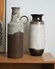 wazony Wazon ceramiczny z uchwytem, niemiecki design, lata 60,  West Germany 9
