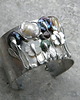bransoletki wire wrapping Kwiatuszki   - BRANSOLETA MANKIET  CUFF 2
