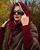 czapki damskie Balaclava alpaka i jedwab handmade, ręcznie szydełkowana zimowa kominiarka 1