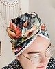 do włosów różne Bambusowy turban do włosów na guzik Flowers 3