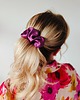 spinki i klamry do włosów Scrunchie spinka klamra jedwabna wrzosowy czar 5