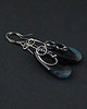 kolczyki wire wrapping Koemi - długie i delikatne kolczyki z agatami, wire-wrapping 1
