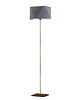 lampy do pokoju dziecka Geometryczna lampa stojąca do salonu z miętowym kloszem ANKARA KIDS 7