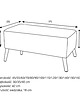 ławki Ławka Tapicerowana bench4home Pufa Przedpokój 5