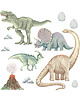 naklejki ścienne do pokoju dziecka DINOZAURY I - naklejka na ścianę 1